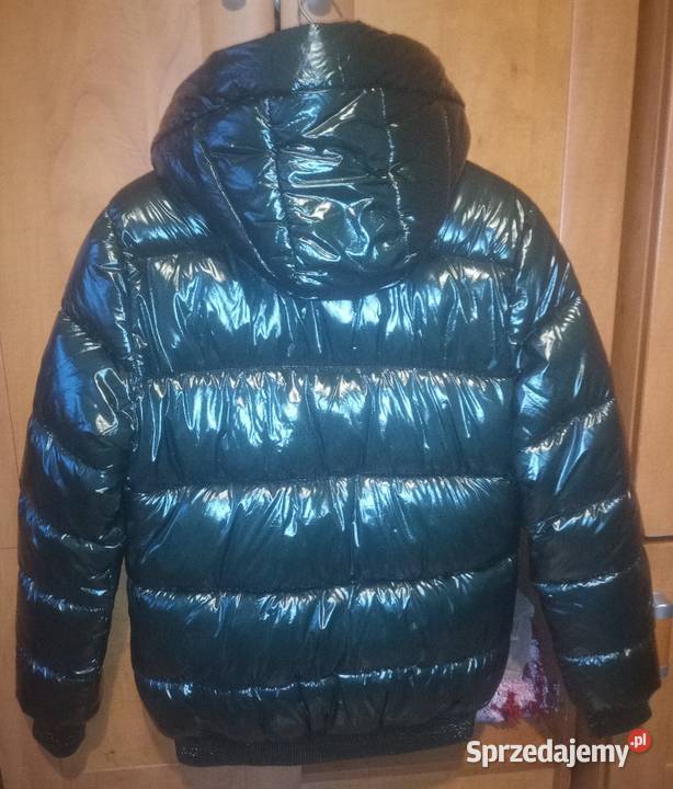 Kurtka damska zimowa pikowana rML butelkowa Inny materiał Łask