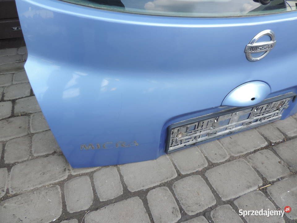 KLAPA BAGAŻNIKA NISSAN MICRA K12 T12G Nowy Sącz