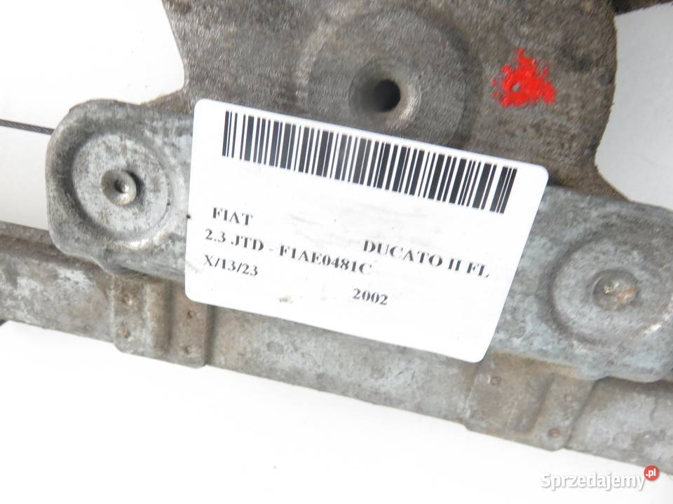 PODNOŚNIK SZYBY PRAWY PRZEDNI FIAT DUCATO II osobowe Mechanizmy opuszczania szyb
