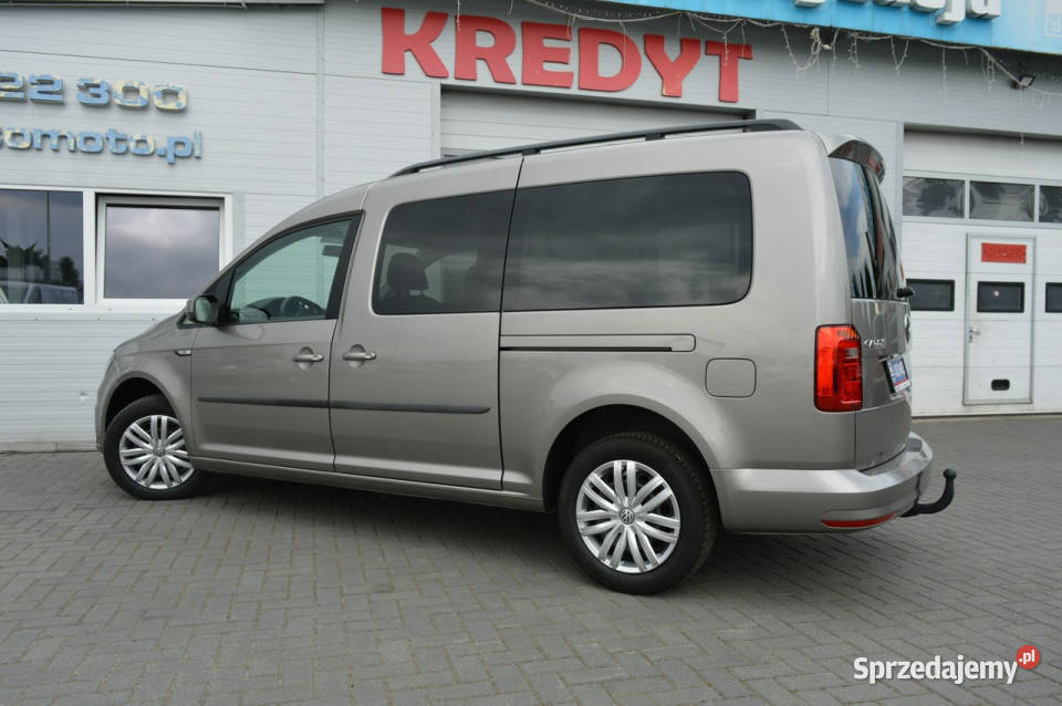 Volkswagen Caddy 20 TDI LONG 100 bezwypadkowy Rok produkcji 2019 Hrubieszów