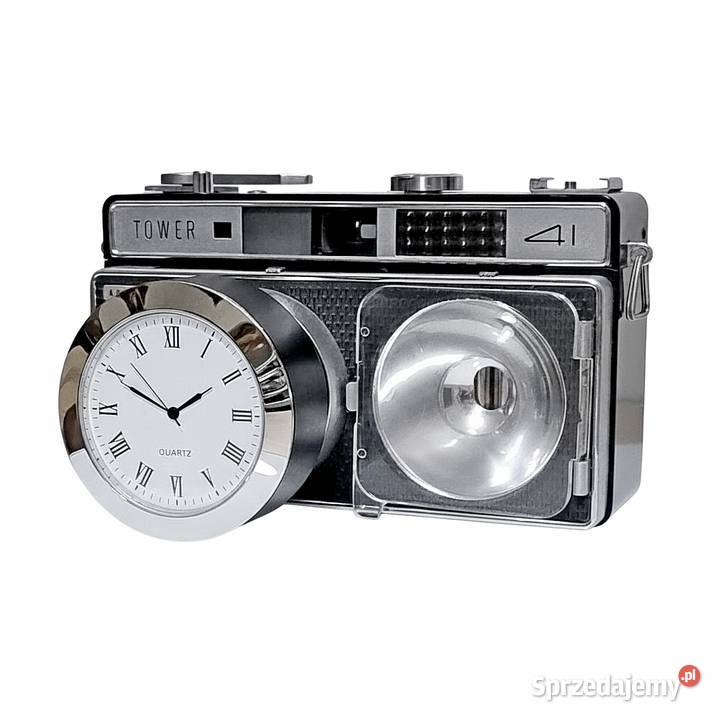 Zegar z aparatu fotograficznego vintage retro Zegary śląskie Siemianowice Śląskie