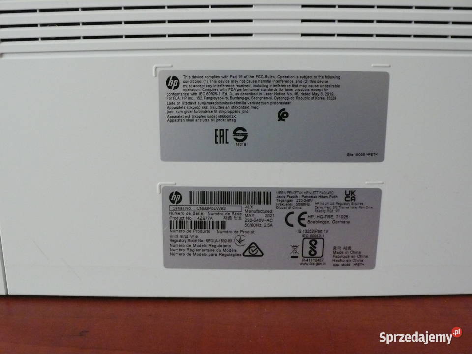 Drukarka mało używana HP LaserJet 107a Szczecin