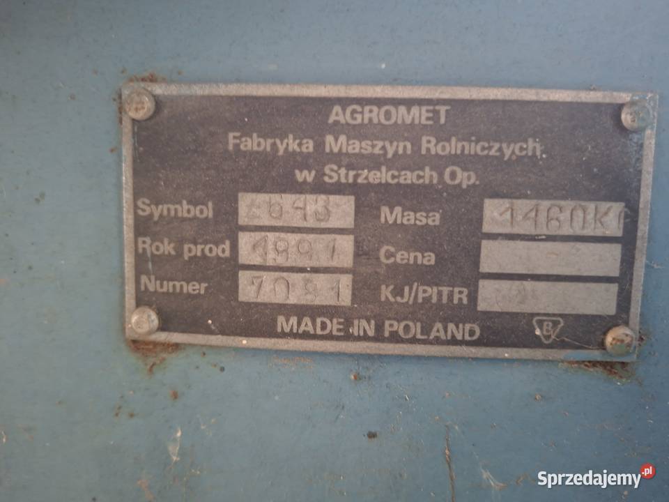 Kombajn Bolko Z643 łódzkie Łódź