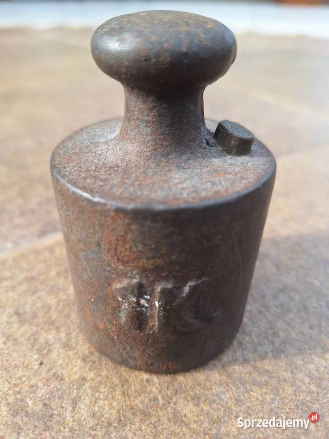 Stare odważniki do wagi ciężarek żeliwny 50dkg 3 pomorskie Gdańsk