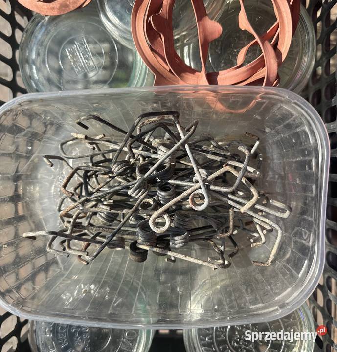 Słoiki weck z deklami sprężynkami z lat PRLu sprzedam