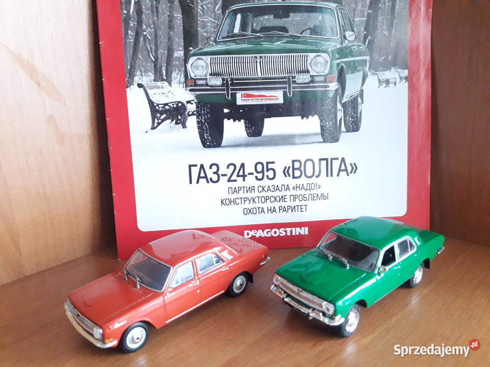 Wołga GAZ 24 i GAZ 2495 4x4 złota kolekcja PRL
