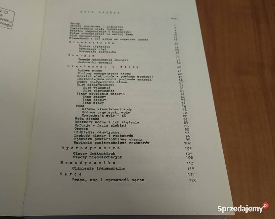 Biofizyka Stanisław Marciniak Warszawska