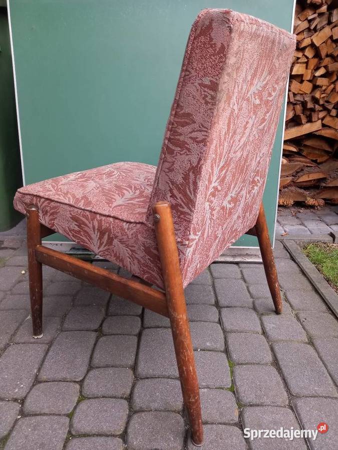 Stary fotel Celia typ 300227 Zamojskie Fabryki wielkopolskie Rawicz