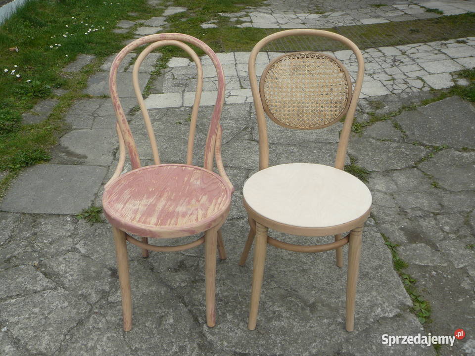 Stare krzesła gięte