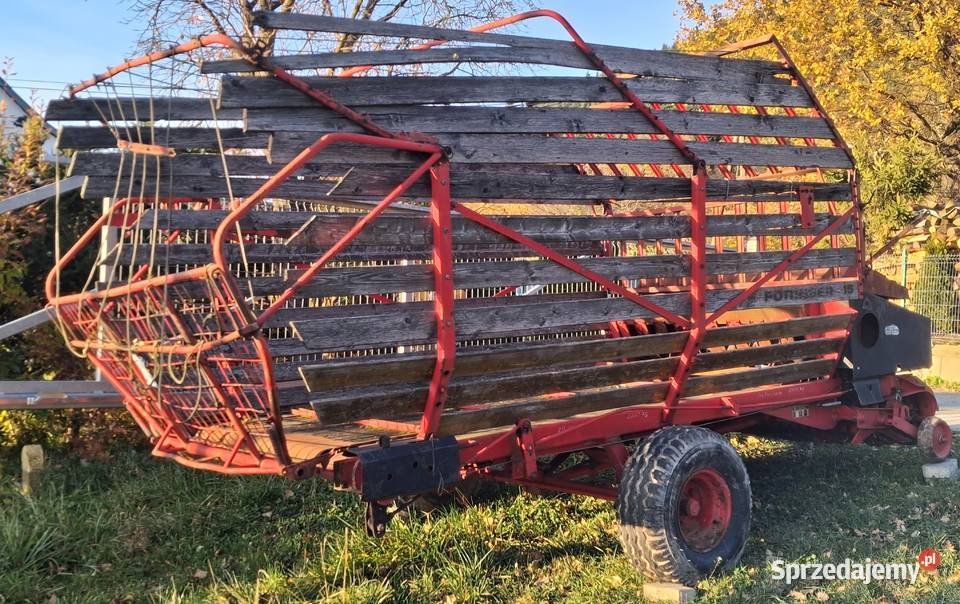 Przyczepa samozbierająca pottinger 15 uszkodzony Przyczepy rolnicze Limanowa
