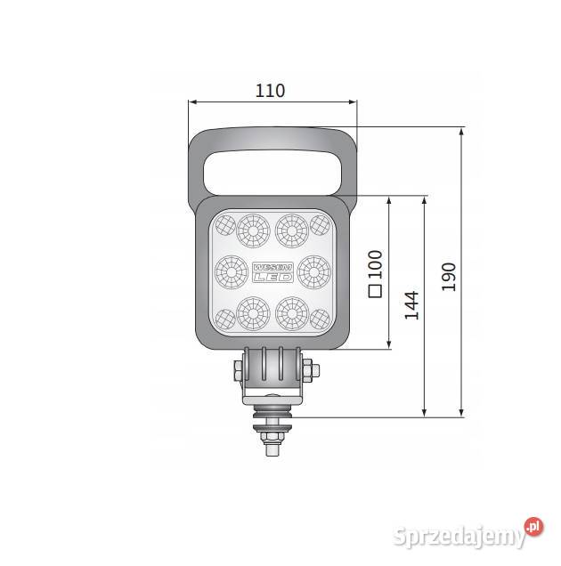 LAMPA ROBOCZA LED 1224V Z PRZEWDEM 1500LM 50 19W Nisko sprzedam