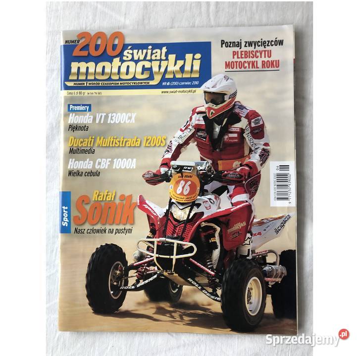 Świat Motocykli 201006 numer 200tny podlaskie sprzedam