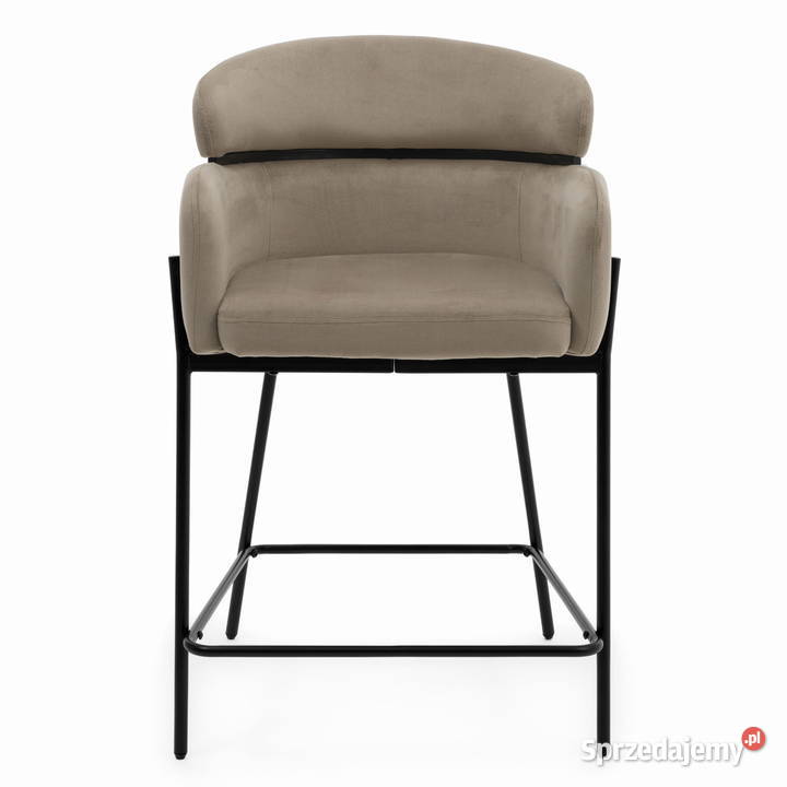 Hoker Tapicerowany Bolzano Ciemnobeżowy Wysyłka