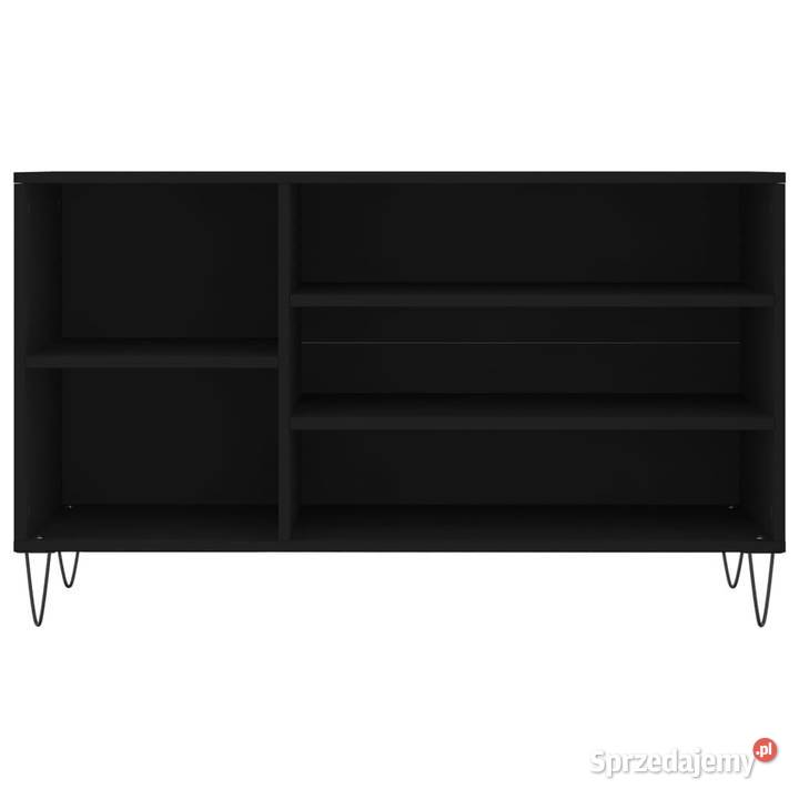 Szafka na buty czarna 102x36x60 materiał Warszawa