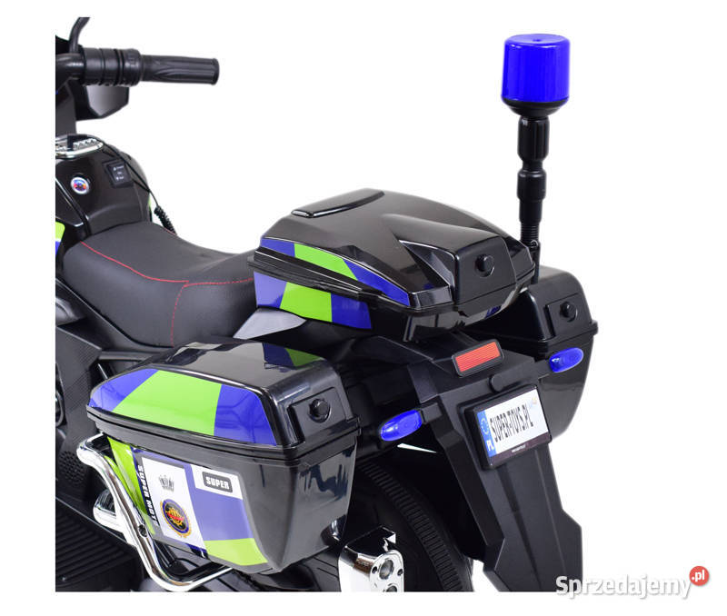 MEGA MOTOR POLICYJNY NA AKUMULATOR KOGUT MEGAFON Pojazdy elektryczne i spalinowe Toruń