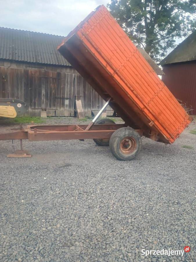 Przyczepa wywrotka 5 ton nieuszkodzony Żółkiewka-Osada