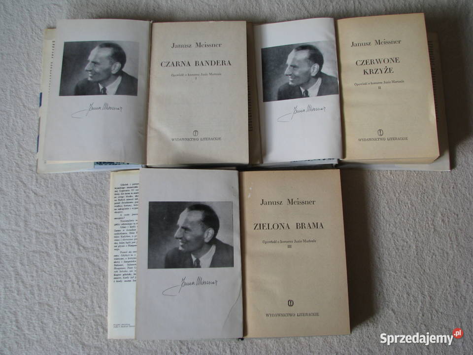 Janusz Meissner Czarna bandera Czerwone krzyże Proza i poezja sprzedam