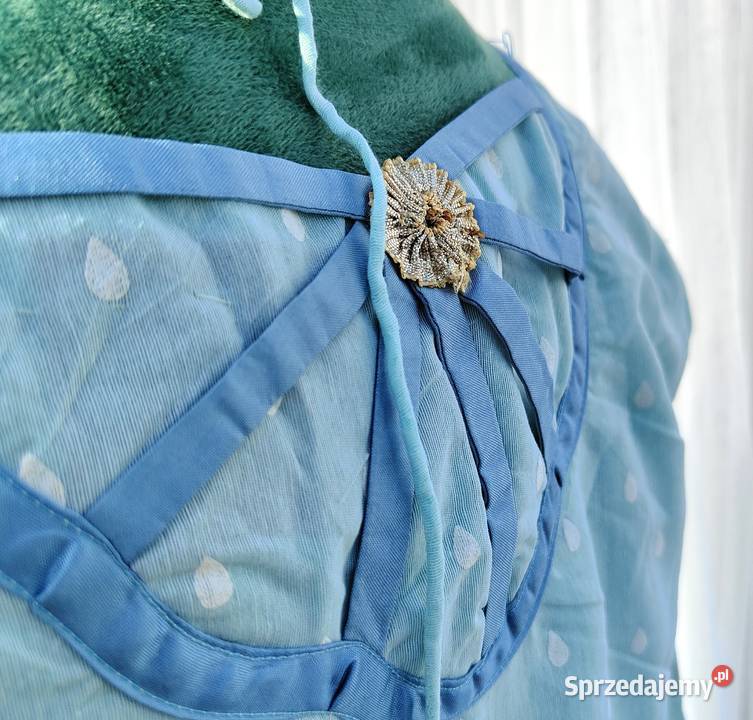 Orientalna suknia M 38 turkusowa niebieska Szczecin