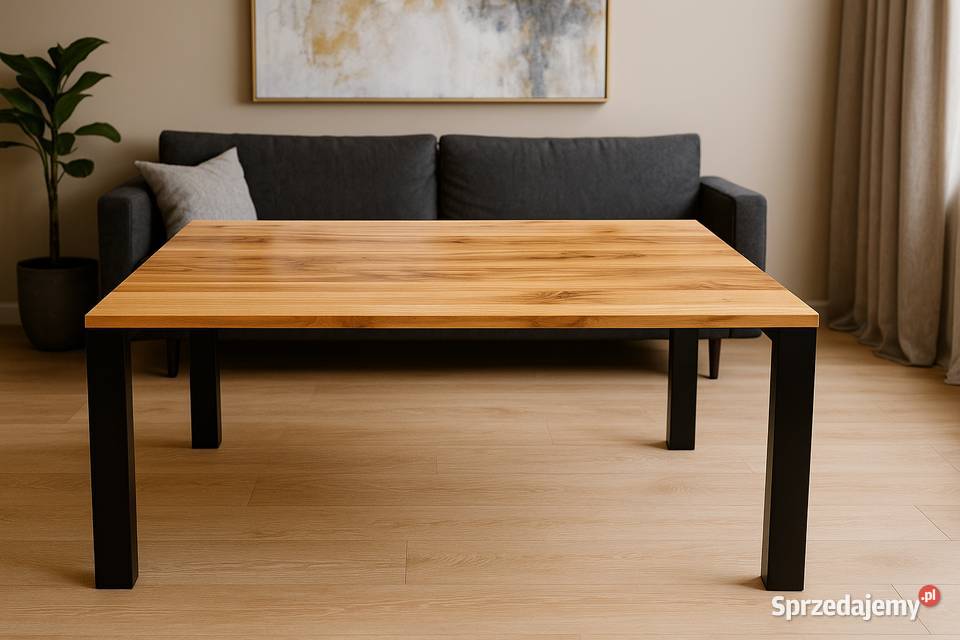 Stół Dębowy LOFT 100 Lite Drewno Różne Wymiary Kraków