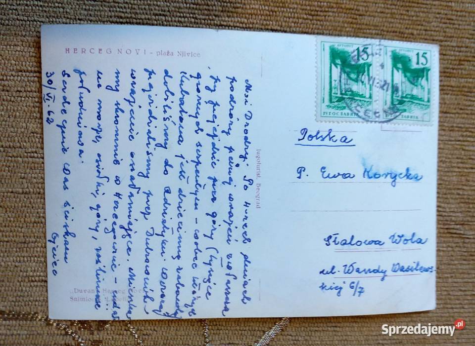 PLAŻA W NJIVICE NA TERENIE CZARNOGÓRY ZATOKĄ Kolekcje lubelskie Piszczac sprzedam