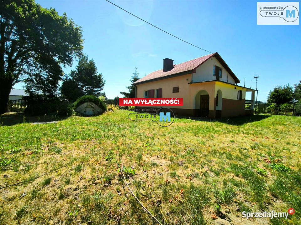 sprzedaży domu wolnostojącego Małogoszcz 100m2 asfalt świętokrzyskie