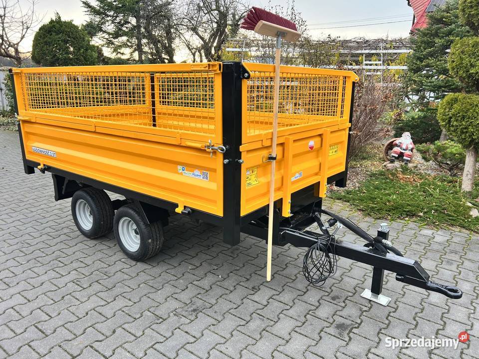 Przyczepa wywrotka jedno dwuosiowa 15T małopolskie Miechów sprzedam