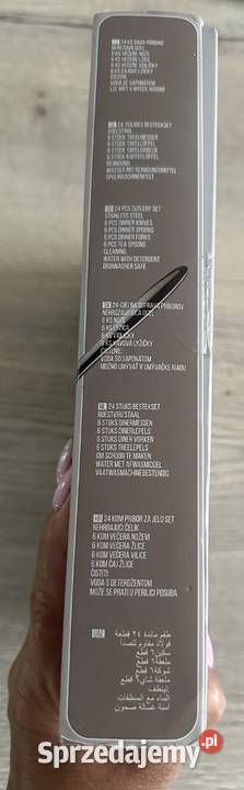 Zestaw sztućców 24 sztuki stal nierdzewna Łódź