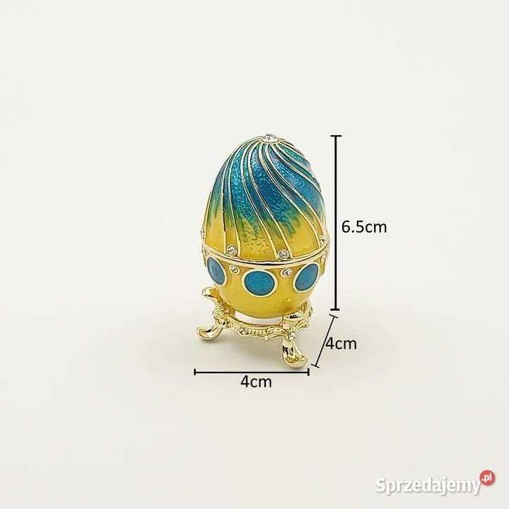 Jajko jajo faberge pojemniki szkatułka zielone śląskie Zawiercie sprzedam