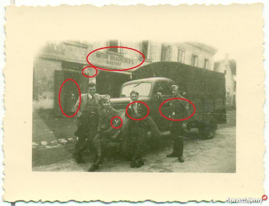 Anton Brauneders Casthof żołnierz niemiecki 2 Militaria wielkopolskie Ostrów Wielkopolski