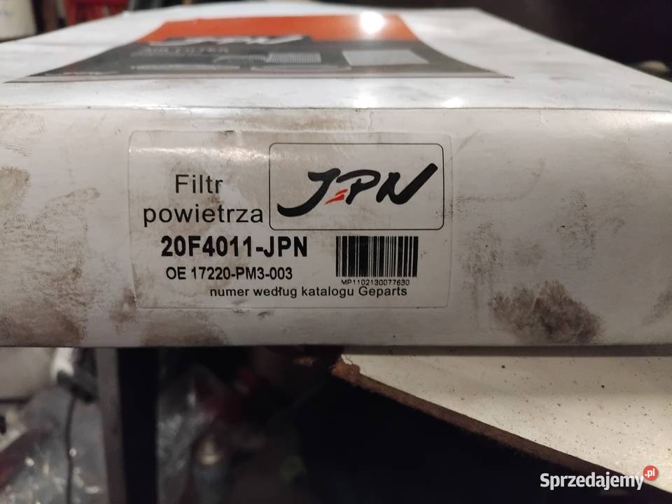 Fitr powietrza honda civic20F 4011JPN Filtry powietrza