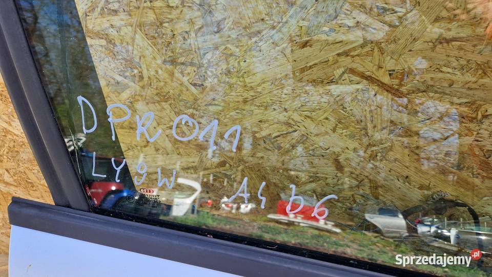 AUDI A4 B6 DRZWI PRZÓD PRAWY PRAWA KOD LAK LY9W wielkopolskie Słowikowo