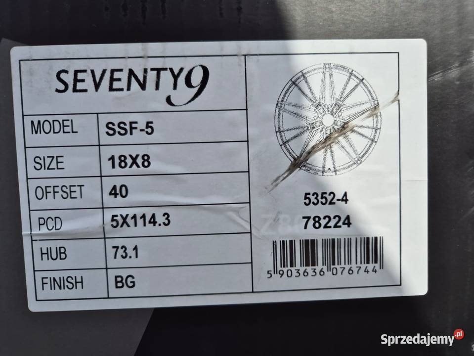 Felgi 18 5x1143 Citroen Hyundai Kia Mazda Nissan aluminiowe śląskie Żory