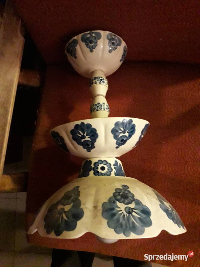 Żyrandol Włocławek fajansowy Warszawa