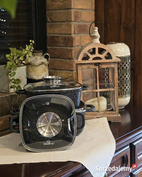 Garnki brytfanki marmurowe łódzkie Łódź sprzedam