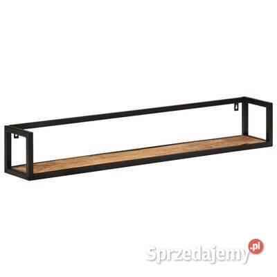 vidaXL Półki ścienne 2 110x17x17 lite drewno mazowieckie