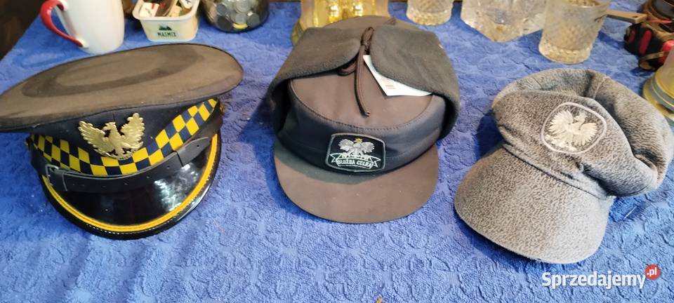 Czapka służba więzienna celna straż miejska PRL Kalisz sprzedam
