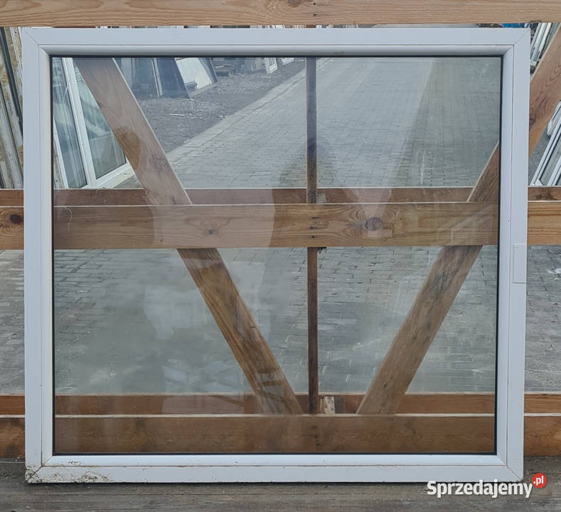 OKNA KacprzaK Witryna 114X102 FIX Używany PCV Lublin