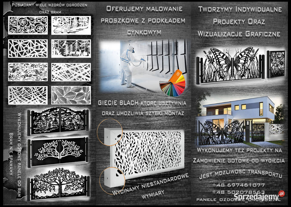 Ogrodzenie Panelowe Przęsło ogrodzeniowe Brama