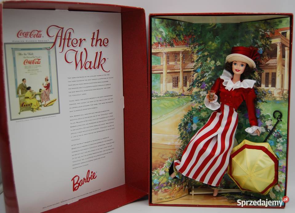 Barbie kolekcjonerska CocaCola 1997