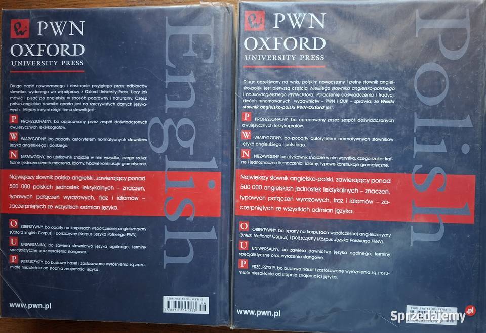 Wielki słownik polsko angielski i angielsko ISBN 9788301137083 małopolskie Kraków