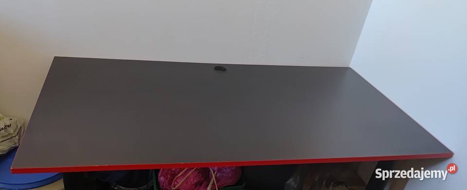 Biurko gamingowe czarno czerwone Siemianowice Śląskie