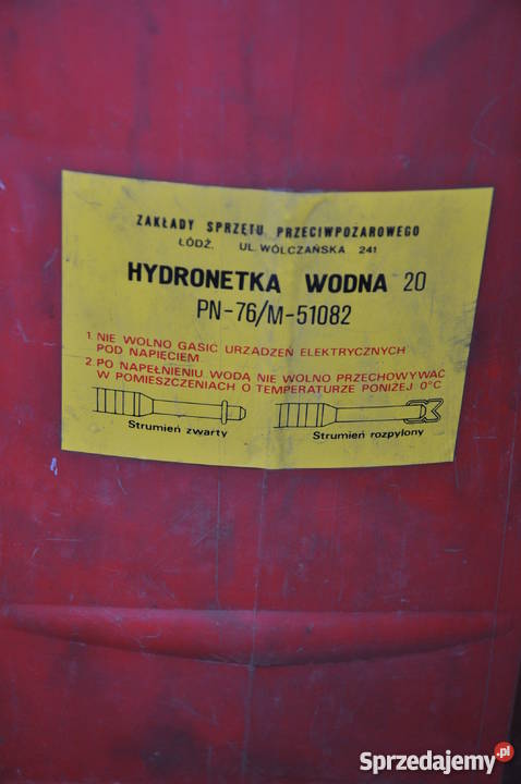 Hydronetka wodna gaśnica 20l pompka Pozostałe śląskie Katowice