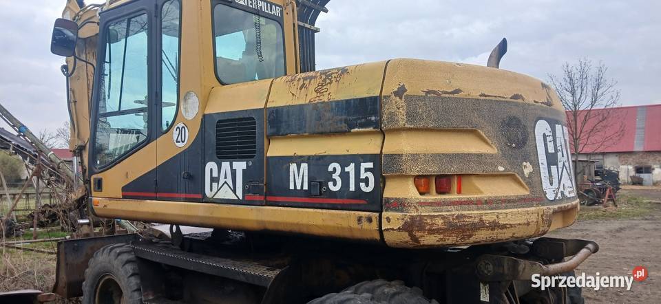 Koparka obrotowa cat M 315 2000 Rok produkcji 2000 Głogów