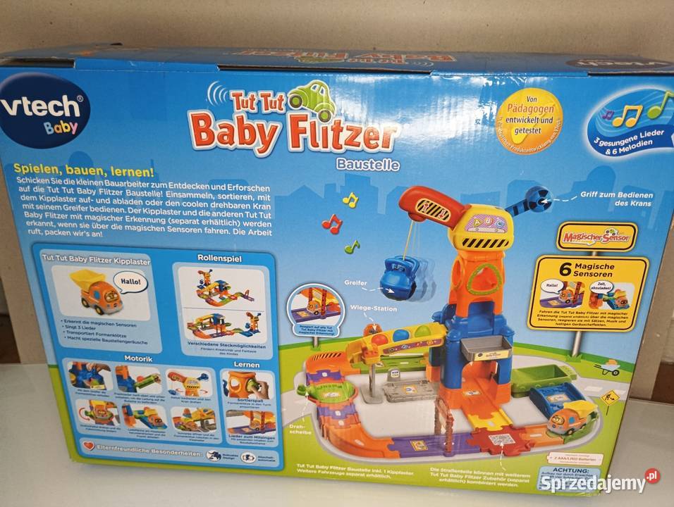 Vtech Baby Tut Tut Bolides dźwig plac budowy sprzedam