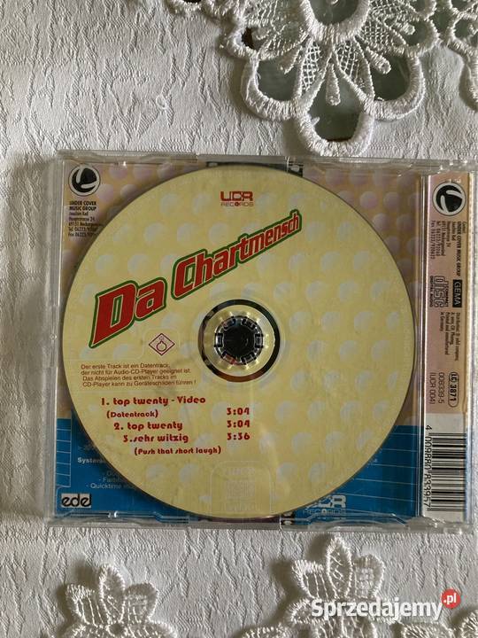 Płyta CD Single Video Datentrack Da Chartmensch śląskie Czerwionka-Leszczyny