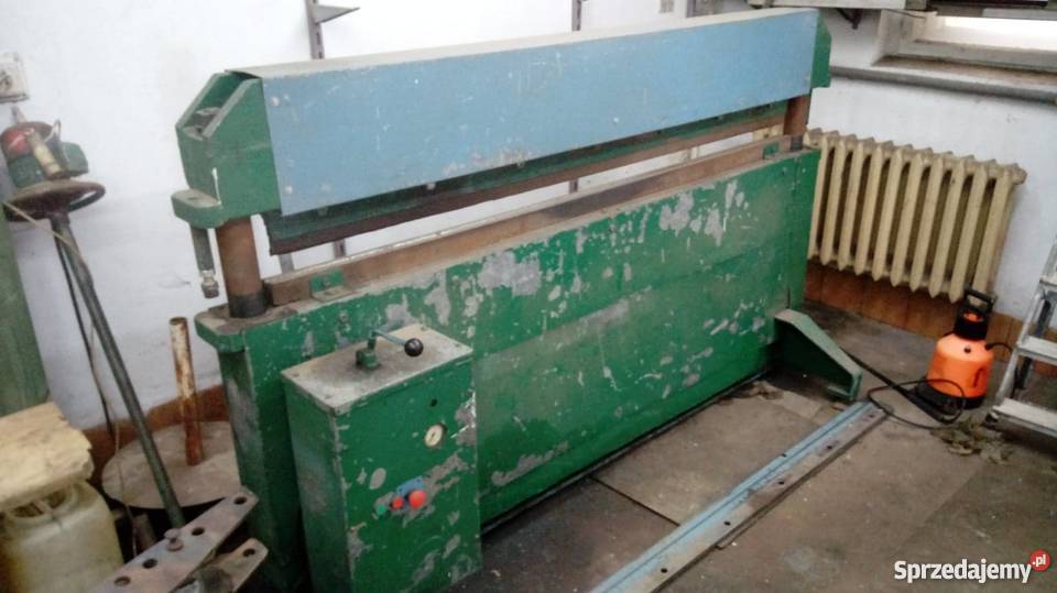 Zaginarka krawędziarka giętarka hydrauliczna do 380V Kępno