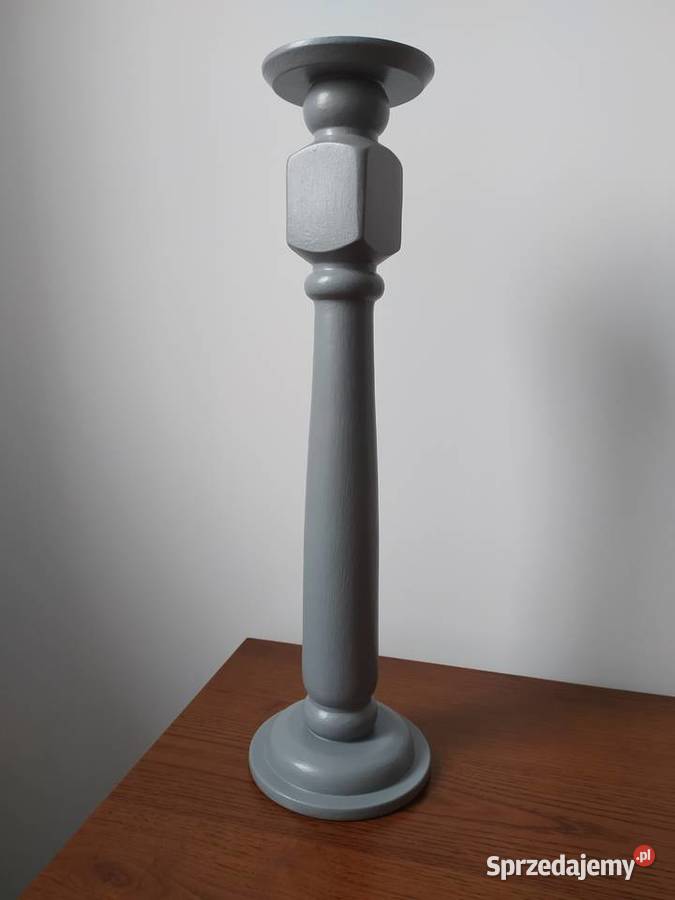 wysoki świecznik podstawka na świecę Warszawa