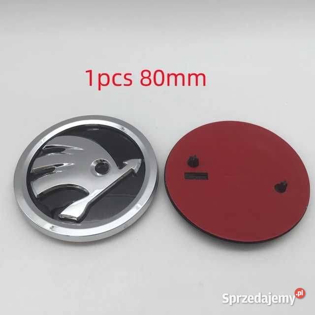 Zestaw emblemat znaczek logo Skoda Radom