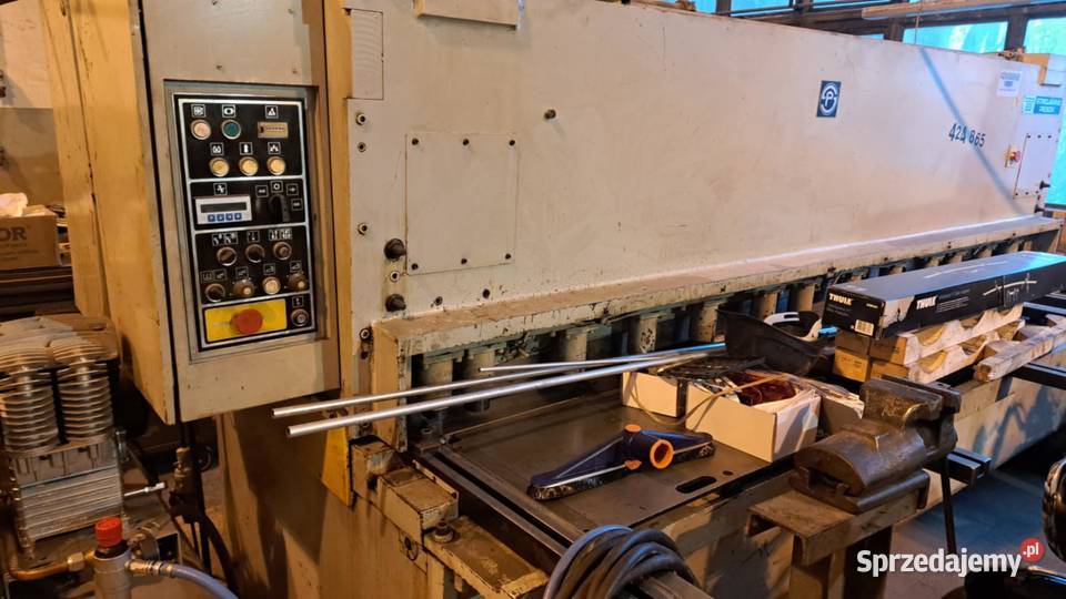 Nożyce gilotynowe CNTA 633150 kujawsko-pomorskie Lubicz Górny