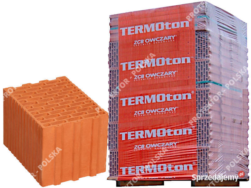 Termoton 25 Owczary pustak cegła bloczek